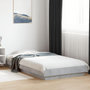Voir la diapositive 1 : VIDAXL Cadre de lit et lumieres LED sans matelas gris beton 100x200 cm