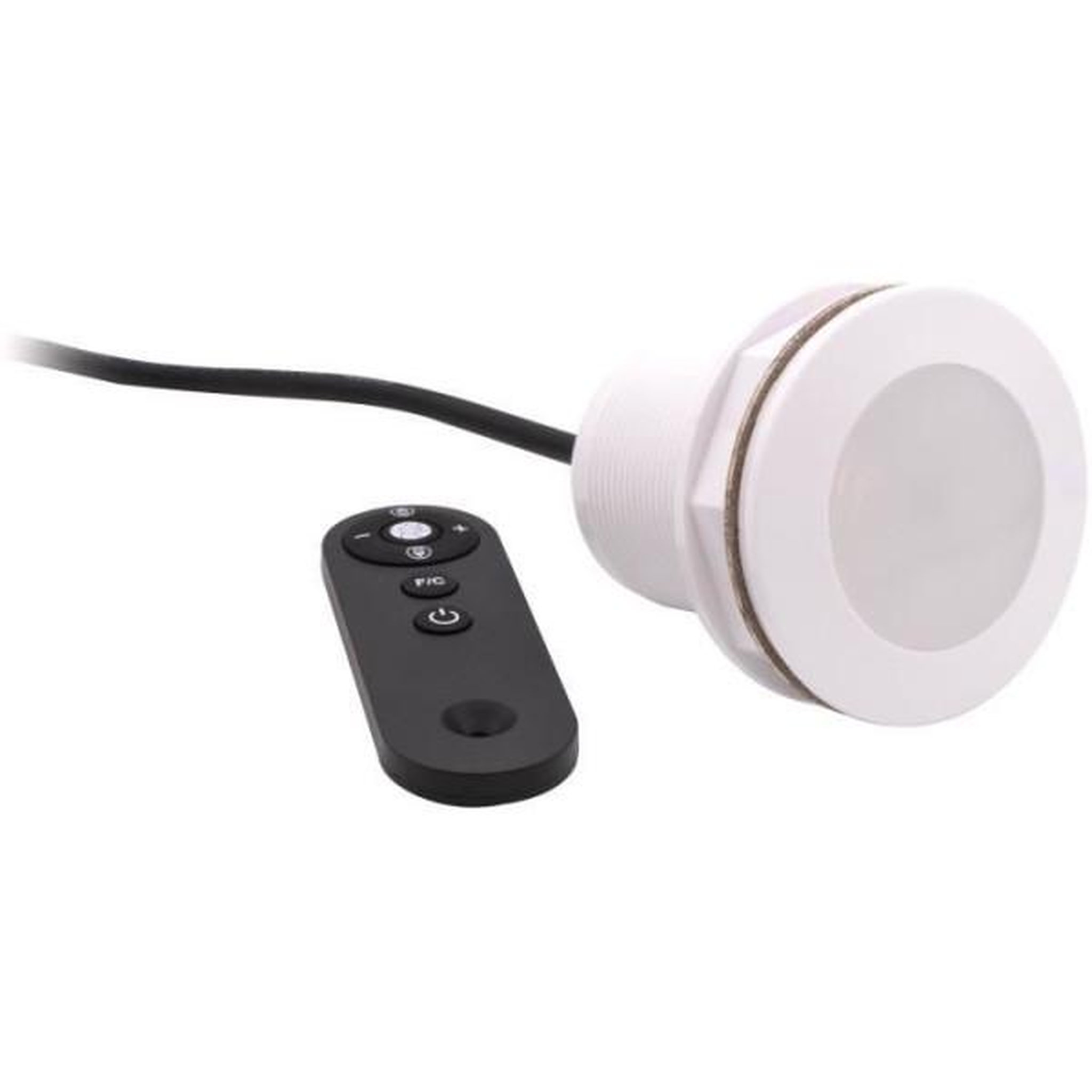 Voir la diapositive 4 : Ubbink Spot LED blanc et couleur UBBINK pour piscines - livré avec transfo et télécommande