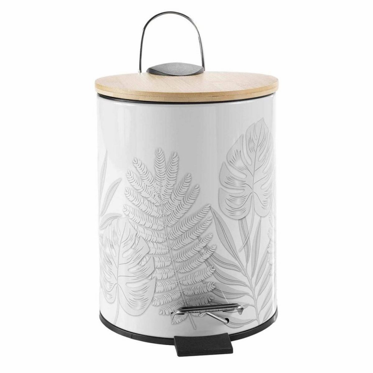 Douceur d'Intérieur Poubelle à pédale 3L bambou Amber