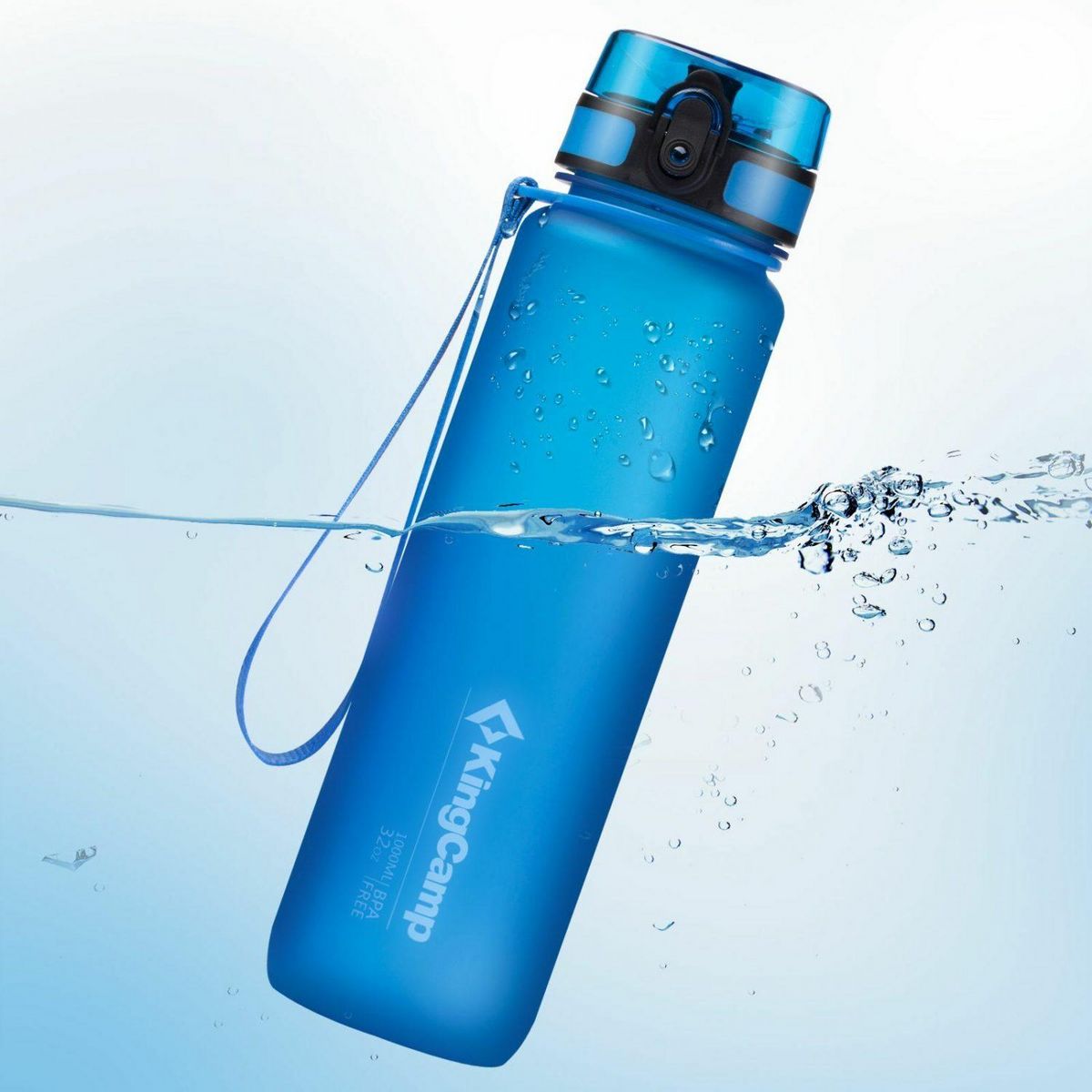 KINGCAMP Bouteille d'hydratation - Kingcamp - En Tritan - Contenance : 1 Litre