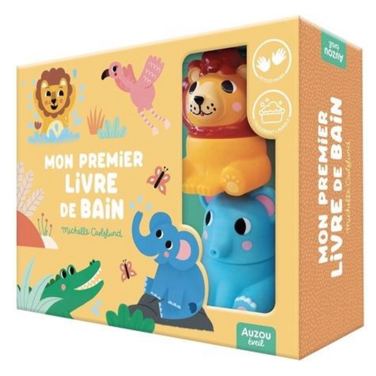 DANS LA SAVANE. AVEC 2 JOUETS DE BAIN, Carlslund Michelle