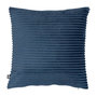 Voir la diapositive 1 : ATMOSPHERA Coussin en Velours Côtelé  Arum  38x38cm Bleu Encre