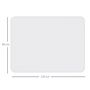 Voir la diapositive 3 : HOMCOM Tapis protège-sol pour chaise de bureau - tapis de protection de sol - tapis de chaise dim. 120L x 90l cm ép. 1,5 mm - PVC transparent