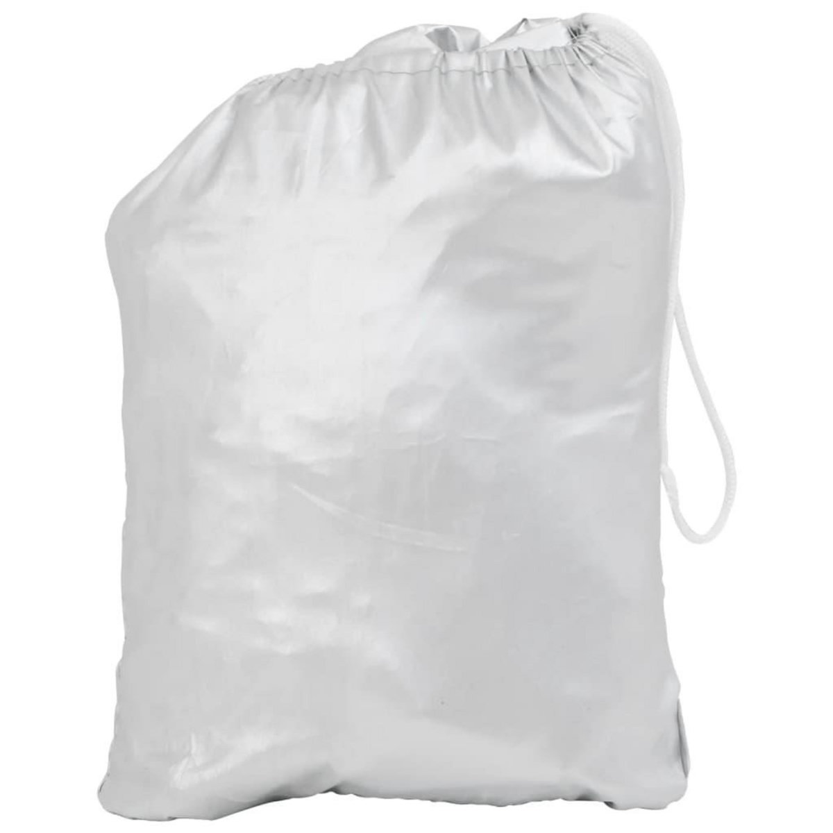 VIDAXL Demi-housse de voiture avec crochets argente XL