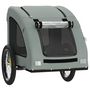 Voir la diapositive 5 : VIDAXL Remorque de velo pour animaux de compagnie gris