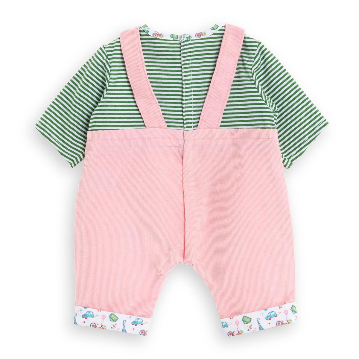 Corolle T-shirt et Salopette Manches Longues Week-end à Paris pour poupon 42 cm