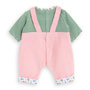Voir la diapositive 3 : Corolle T-shirt et Salopette Manches Longues Week-end à Paris pour poupon 42 cm