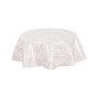 Voir la diapositive 1 : HABITABLE Nappe en toile cirée ronde Eloa - Diam. 150 cm - Ecru