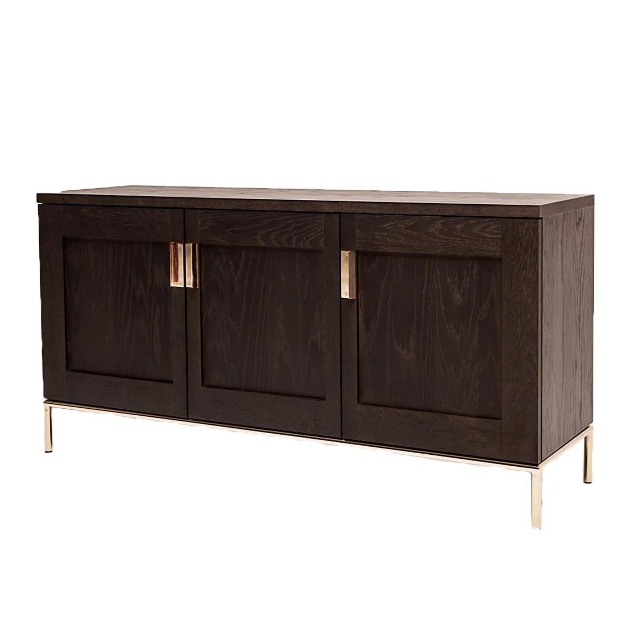 Voir la diapositive 2 : Paris Prix Buffet design 3 portes  pimlico  150cm charbon