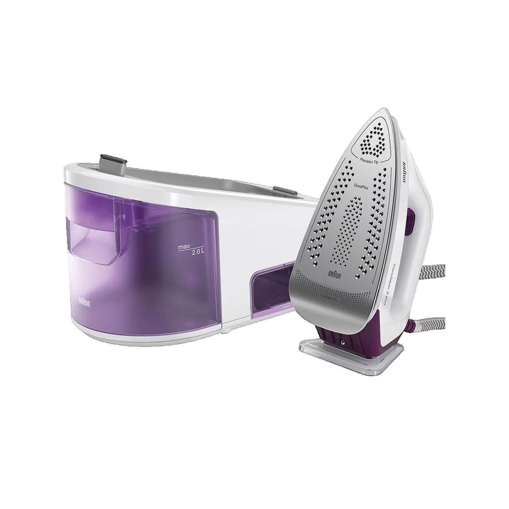 Voir la diapositive 3 : BRAUN Centrale vapeur Braun IS3155VI 2400 W Blanc