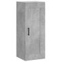 Voir la diapositive 2 : VIDAXL Armoire murale gris beton 34,5x34x90 cm bois d'ingenierie