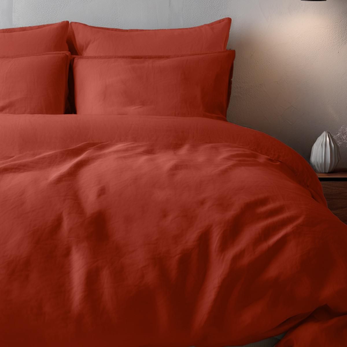 Sensei Maison Housse de couette en percale lavée HOME WASHED