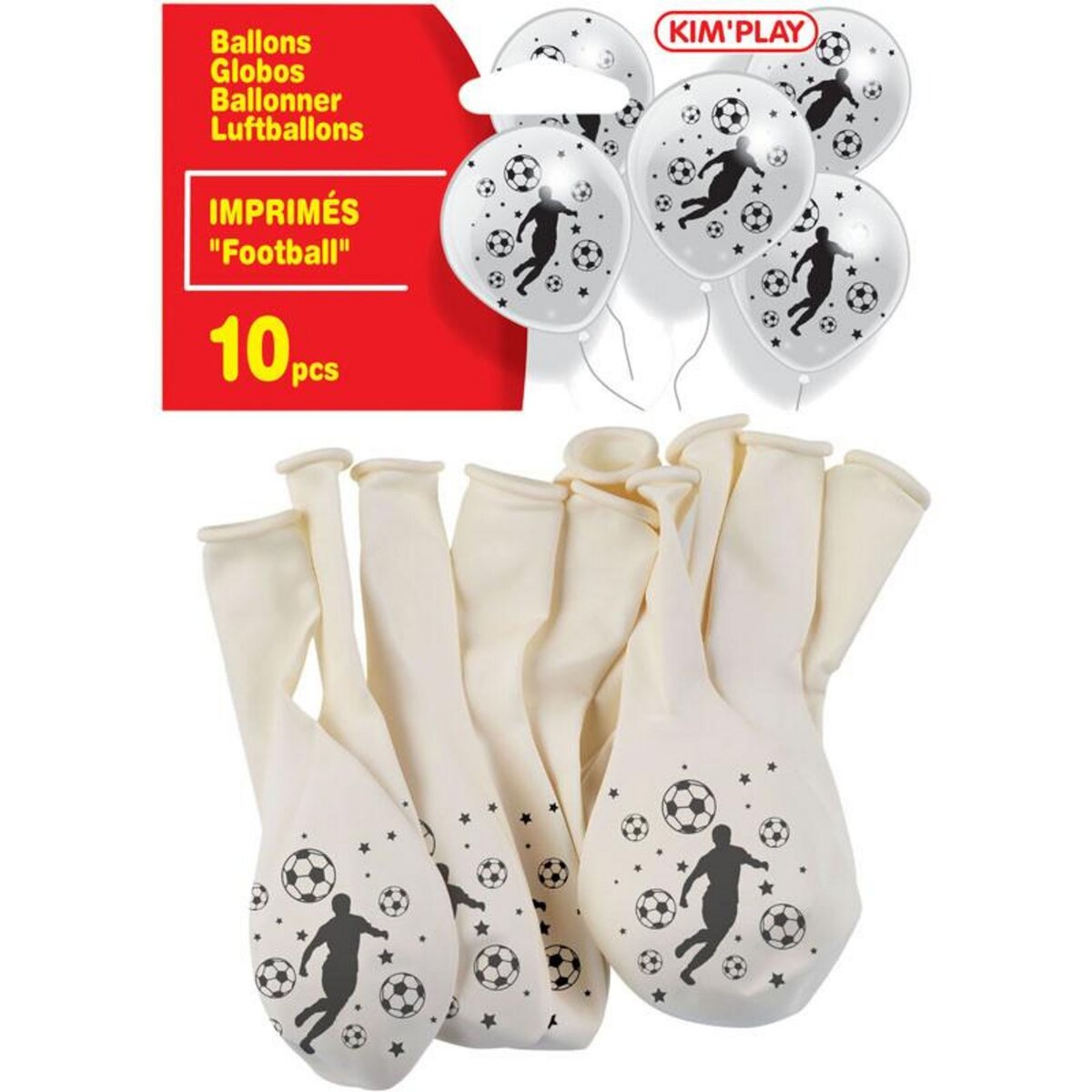 Kim Play 10 BALLONS FOOTBALL KIM PLAY COU1259
