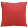 Voir la diapositive 3 : VIDAXL Coussins de canape lot de 4 rouge 50x50 cm tissu