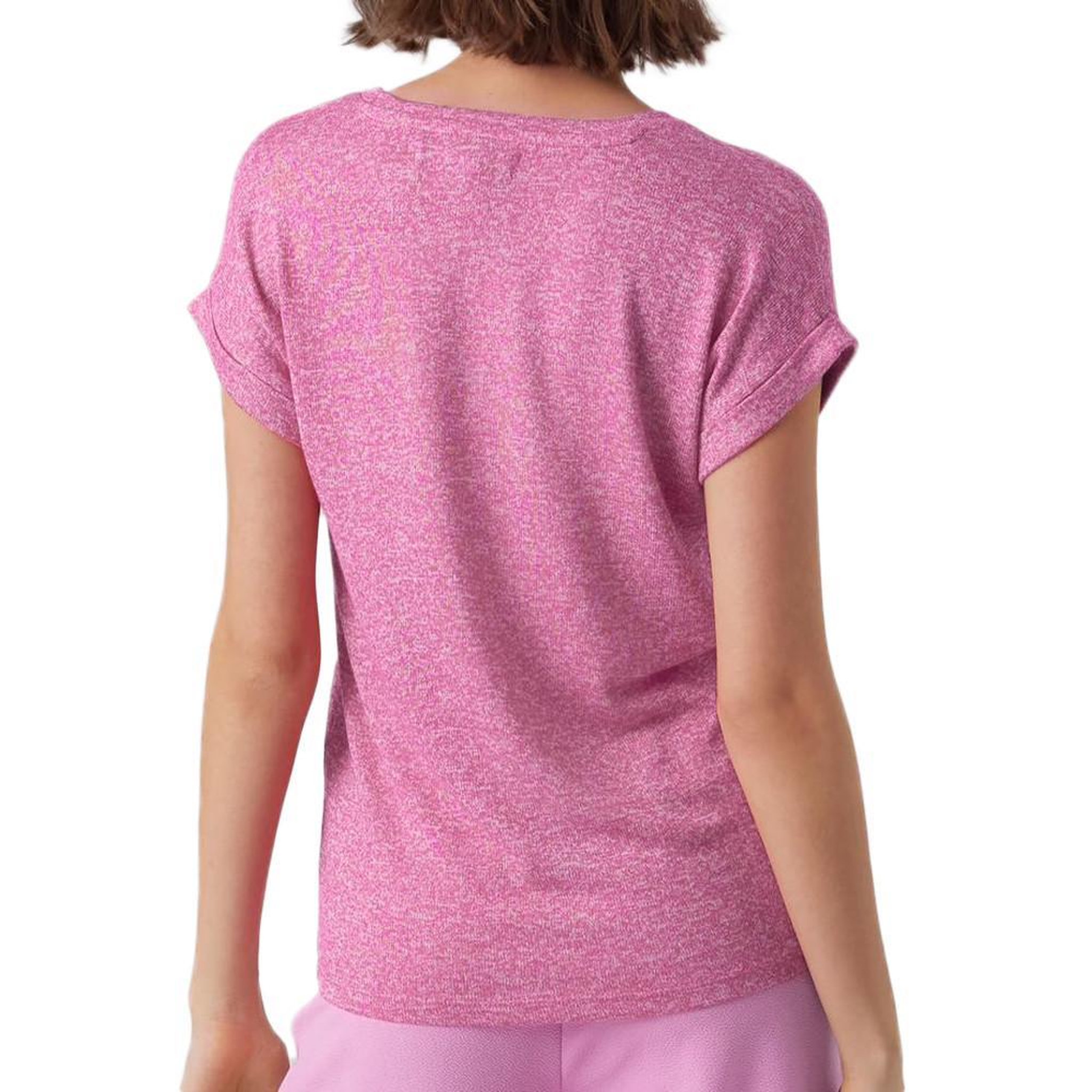Voir la diapositive 2 : Vero Moda T-Shirt Rose Femme Vero Moda Brianna