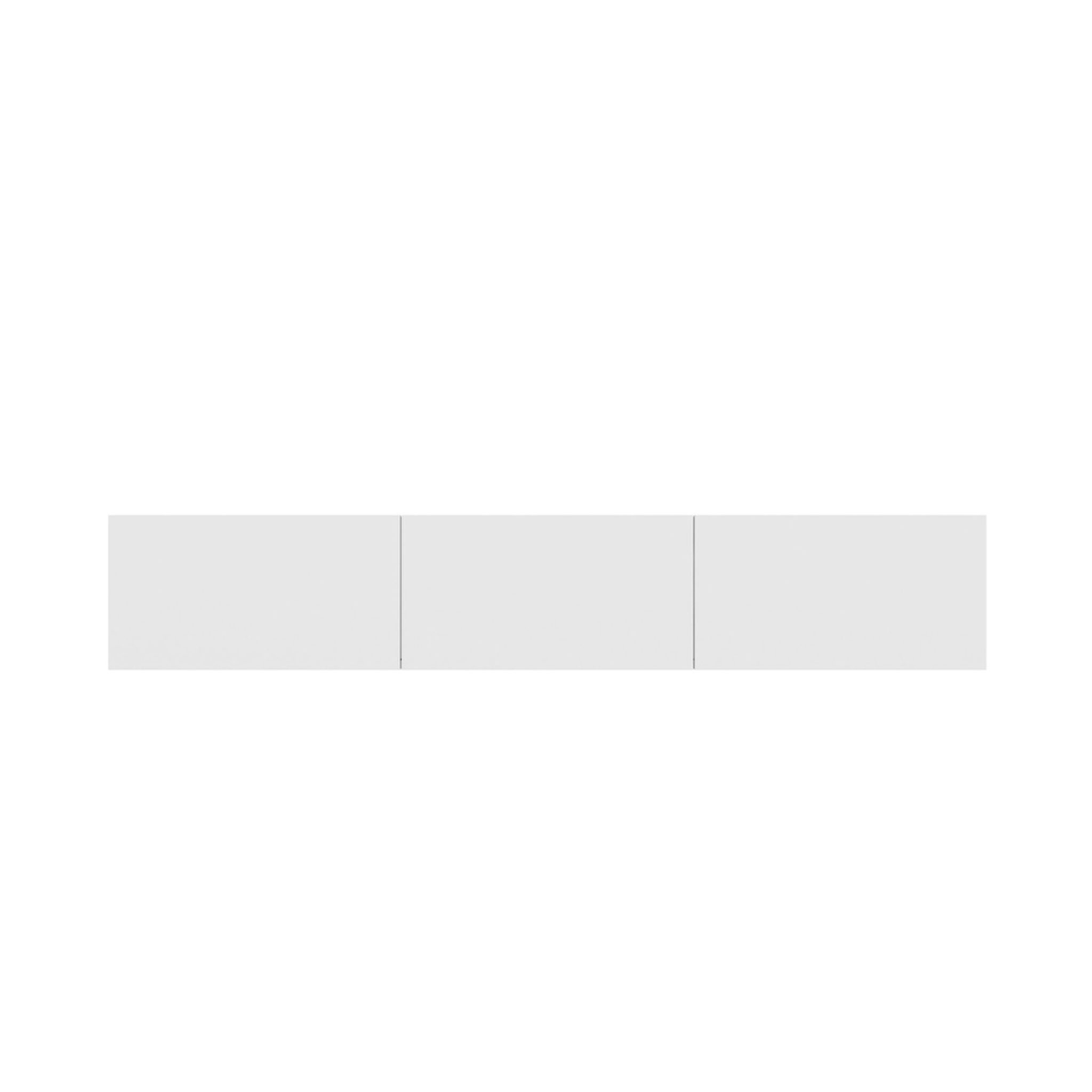Voir la diapositive 4 : CONCEPT USINE Meuble tv suspendu avec placards 150cm blanc hal