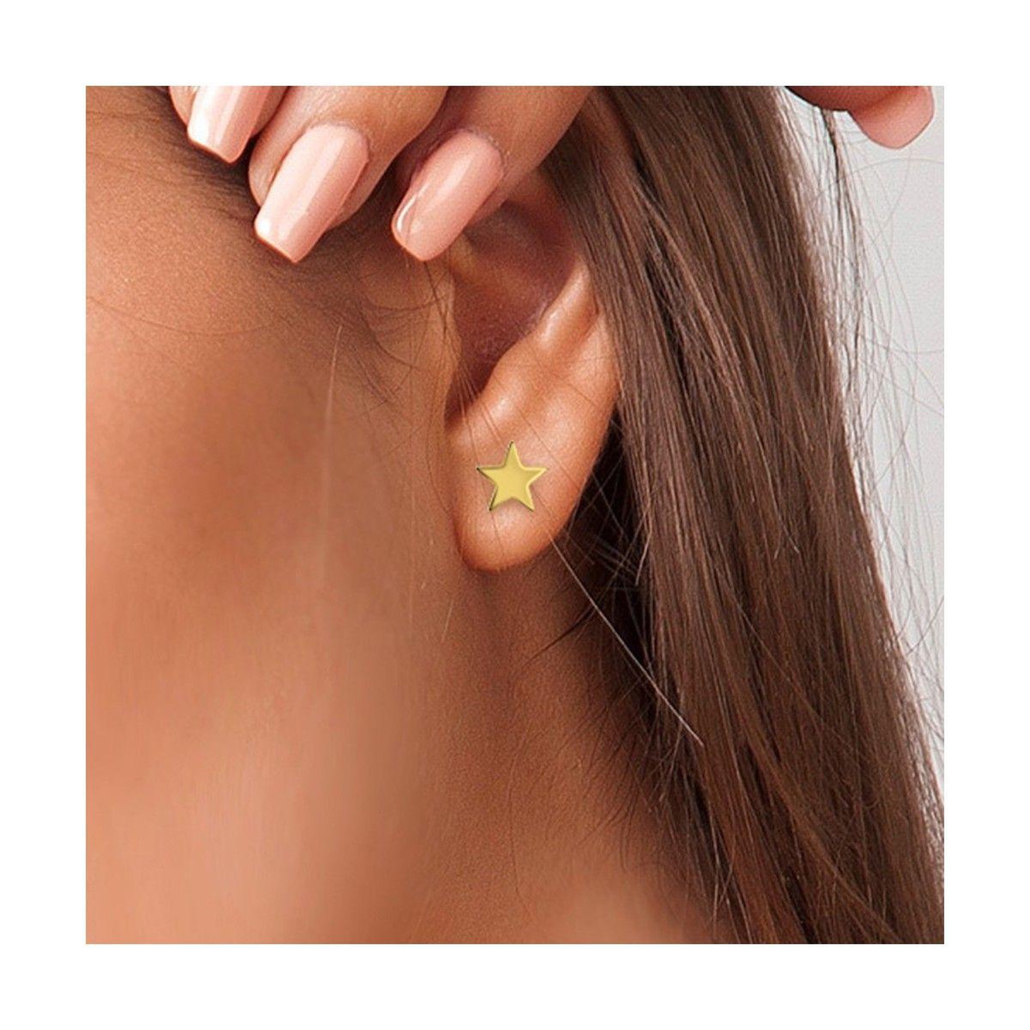 Voir la diapositive 2 : SC BOHEME Boucles d'oreilles étoile par SC Bohème