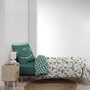 Voir la diapositive 4 : Douceur d'Intérieur Housse de couette 140x200 + 1 taie DINA 100% coton