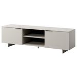 BEST MOBILIER Canterbury - meuble tv - beige - 2 portes et 2 tiroirs - 180 cm. Coloris disponibles : Beige