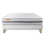 Voir la diapositive 2 : SEPTNUITS Matelas + sommier Memo Spring Ressorts ensachés 3 zones de confort MAXI épaisseur