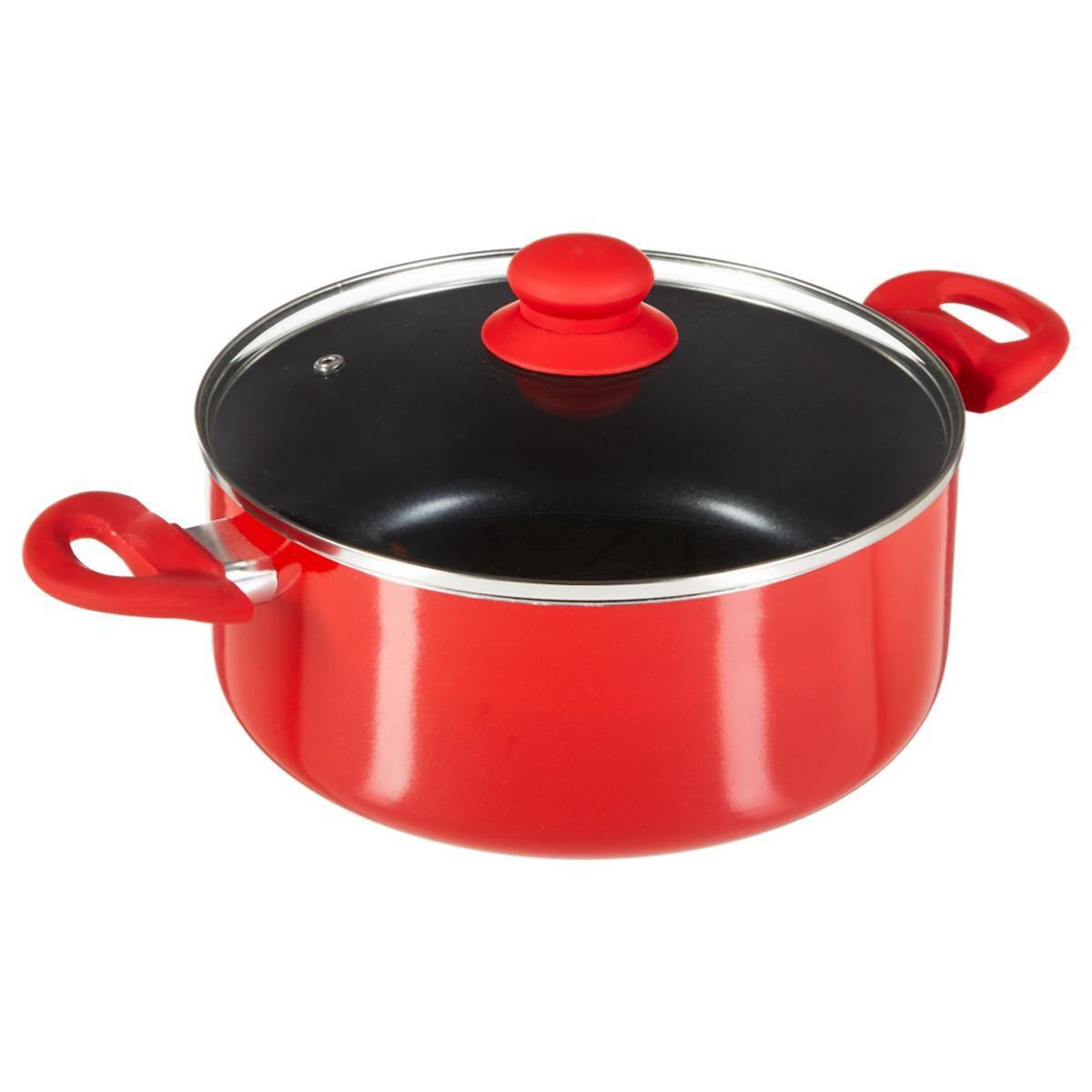 FIVE Faitout en Aluminium  Essentielle  24cm Rouge