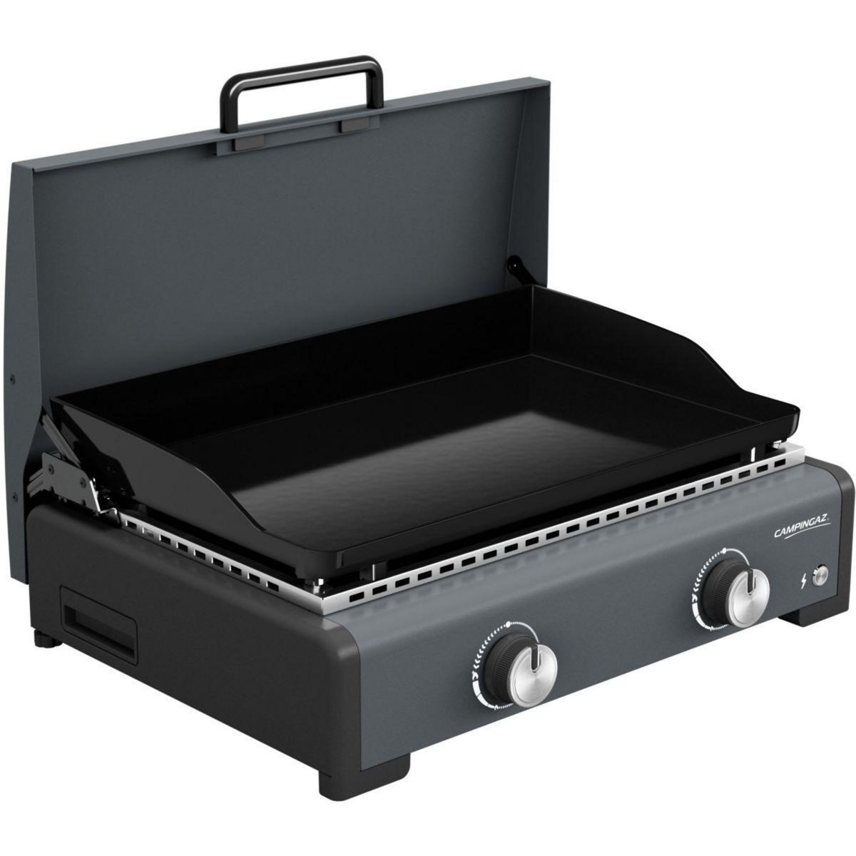 CAMPINGAZ Plancha gaz SIGMA 2 2210869 noir 2 brûleurs à poser, 58x36 cm