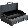 Voir la diapositive 2 : CAMPINGAZ Plancha gaz SIGMA 2 2210869 noir 2 brûleurs à poser, 58x36 cm