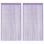 Voir la diapositive 2 : VIDAXL Rideau en fils 2 pcs 140 x 250 cm violet