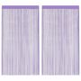 Voir la diapositive 2 : VIDAXL Rideau en fils 2 pcs 140 x 250 cm violet