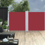 Voir la diapositive 1 : VIDAXL Auvent lateral retractable Rouge 120 x 600 cm