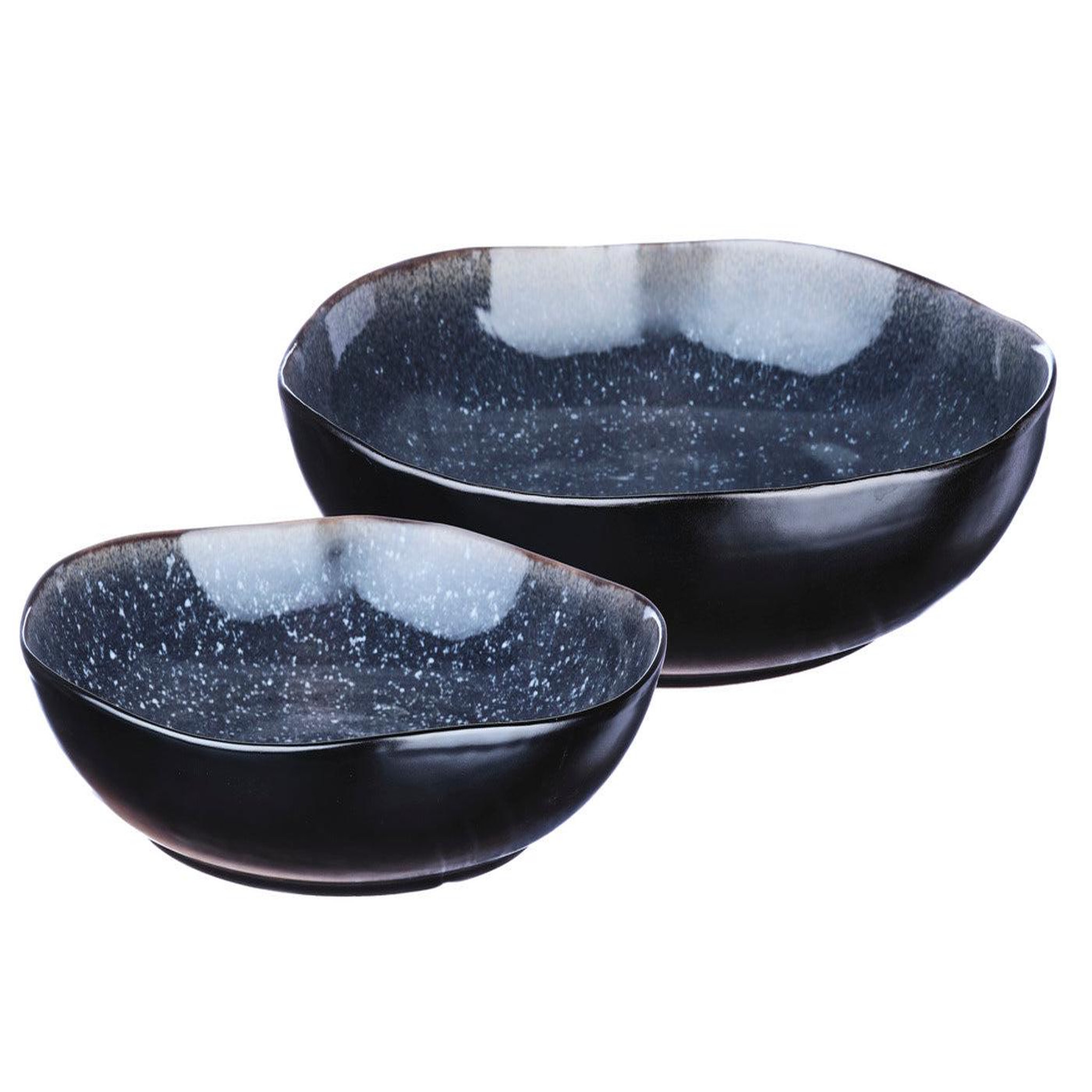 BJORN Corbeille à fruits IRIS Ø27,5cm et Ø32,5cm - 2 pièces - Bleu nuit