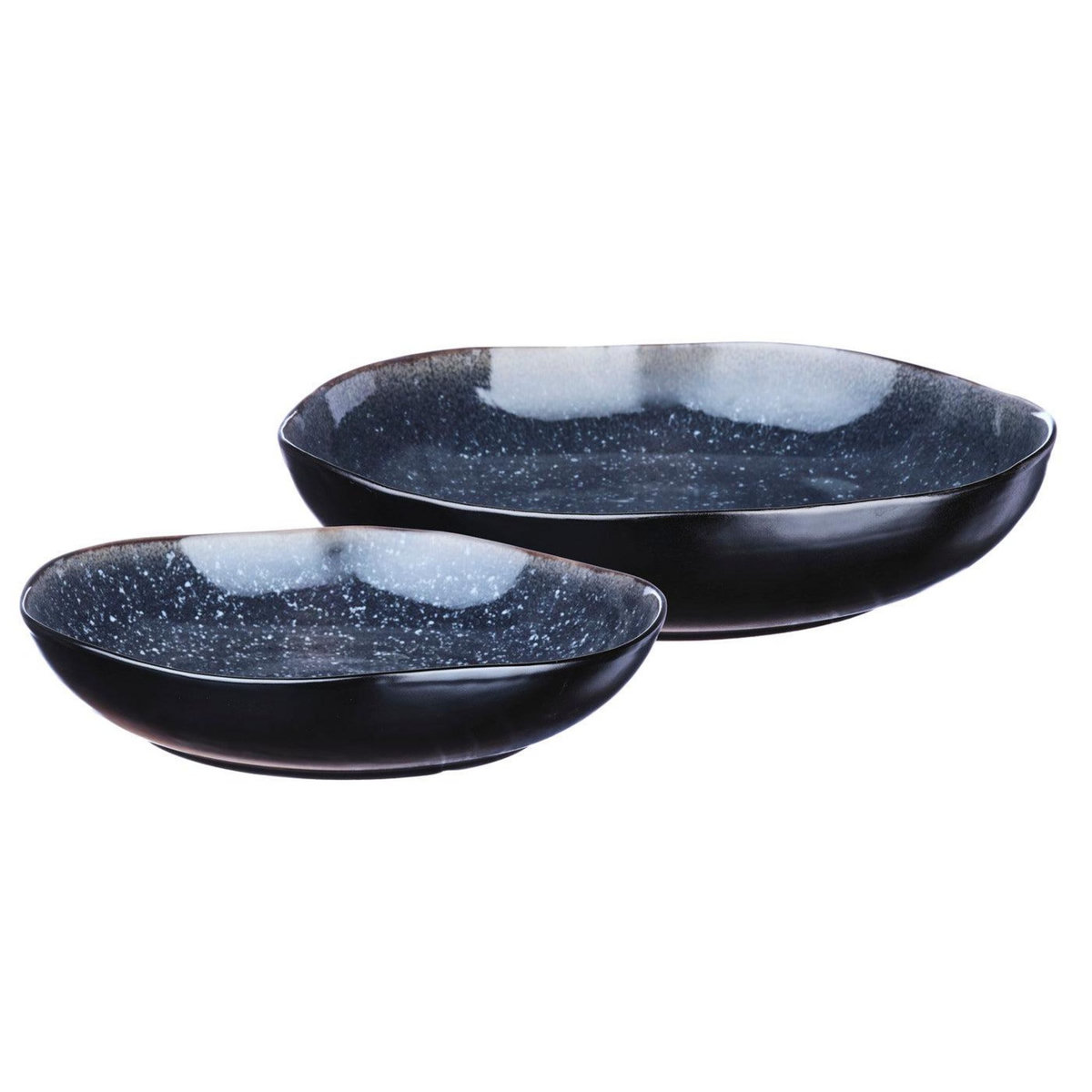 BJORN Corbeille à fruits IRIS Ø27,5cm et Ø32,5cm - 2 pièces - Bleu nuit