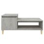 Voir la diapositive 5 : VIDAXL Table basse Gris beton 100x50x45 cm Bois d'ingenierie