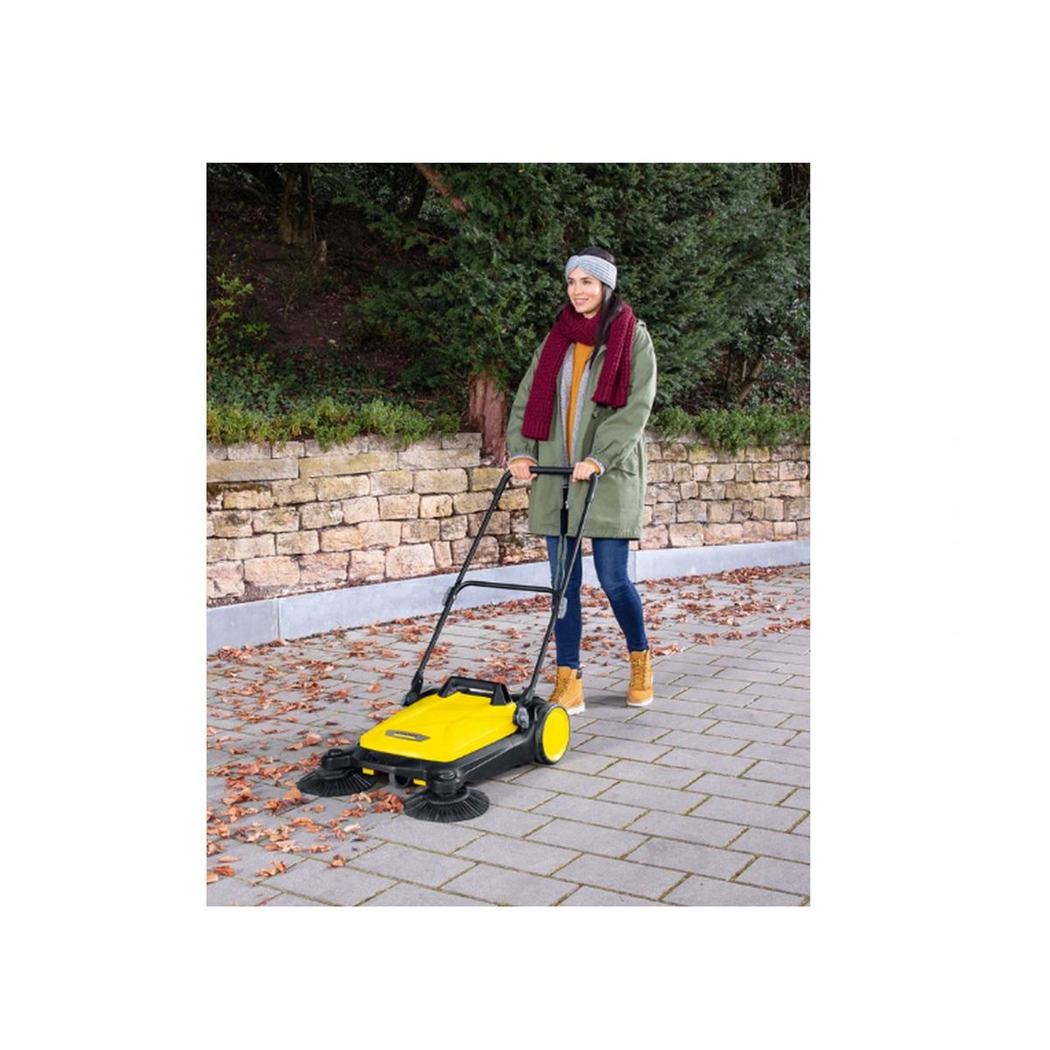 Voir la diapositive 2 : KARCHER Nettoyeur balai rechargeable jaune - S4TWIN