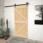Voir la diapositive 1 : VIDAXL Porte 80x210 cm Bois de pin massif