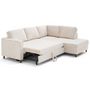 Voir la diapositive 2 : LISA DESIGN Jake - canapé d'angle droit 5 places convertible en fausse fourrure