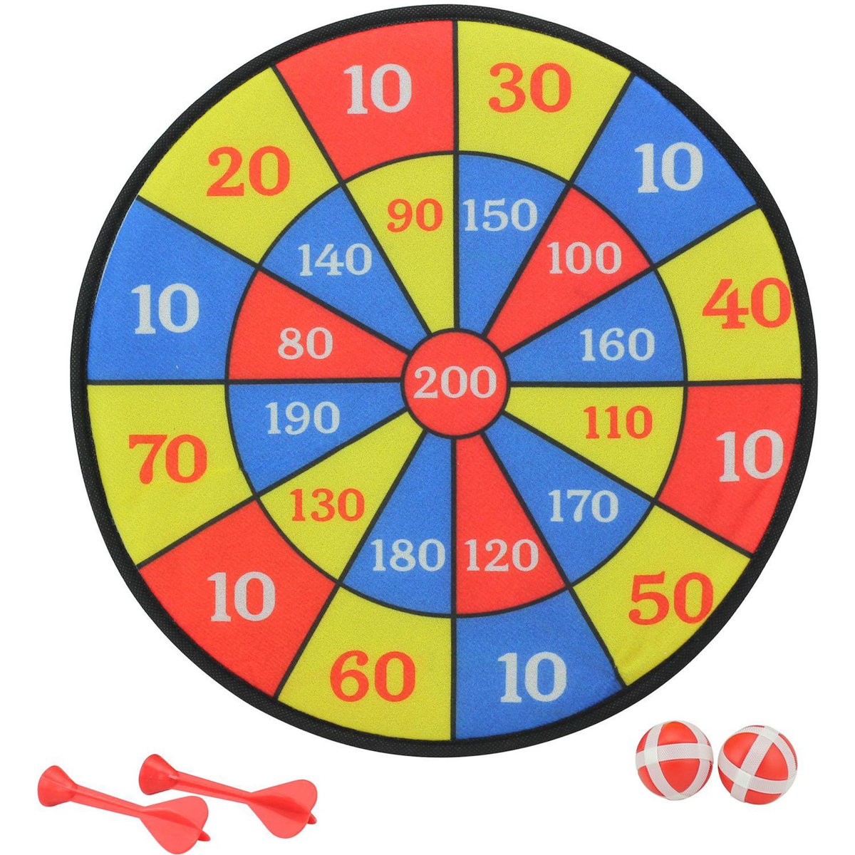 One Two Fun Jeu de fléchettes à scratch