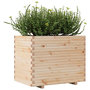 Voir la diapositive 4 : VIDAXL Jardiniere 90x60x72,5 cm bois de pin massif