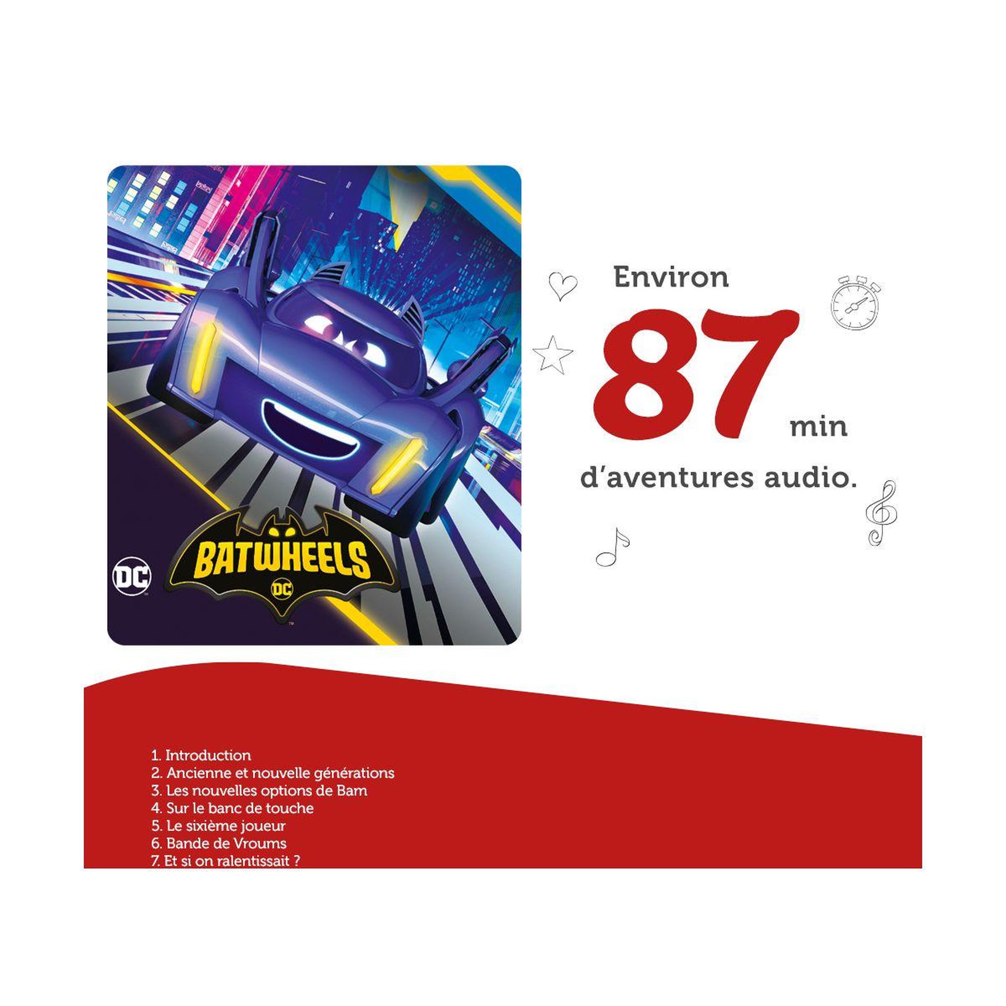 Voir la diapositive 4 : TONIES Jeu éducatif Batwheels