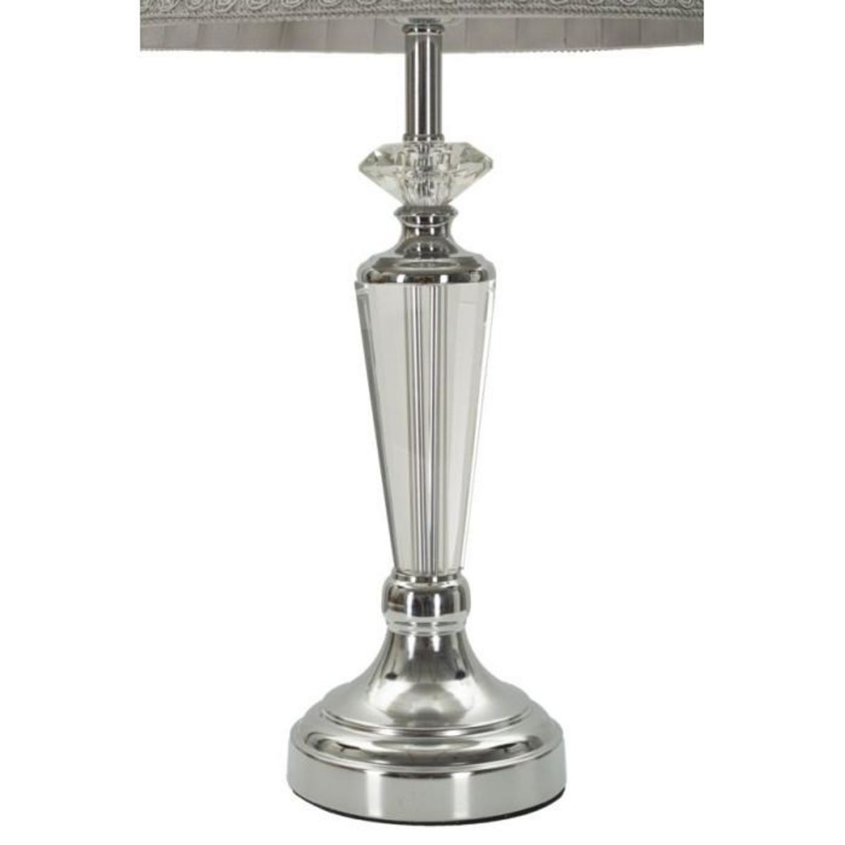Paris Prix Lampe à Poser en Métal  Tolly  56cm Argent