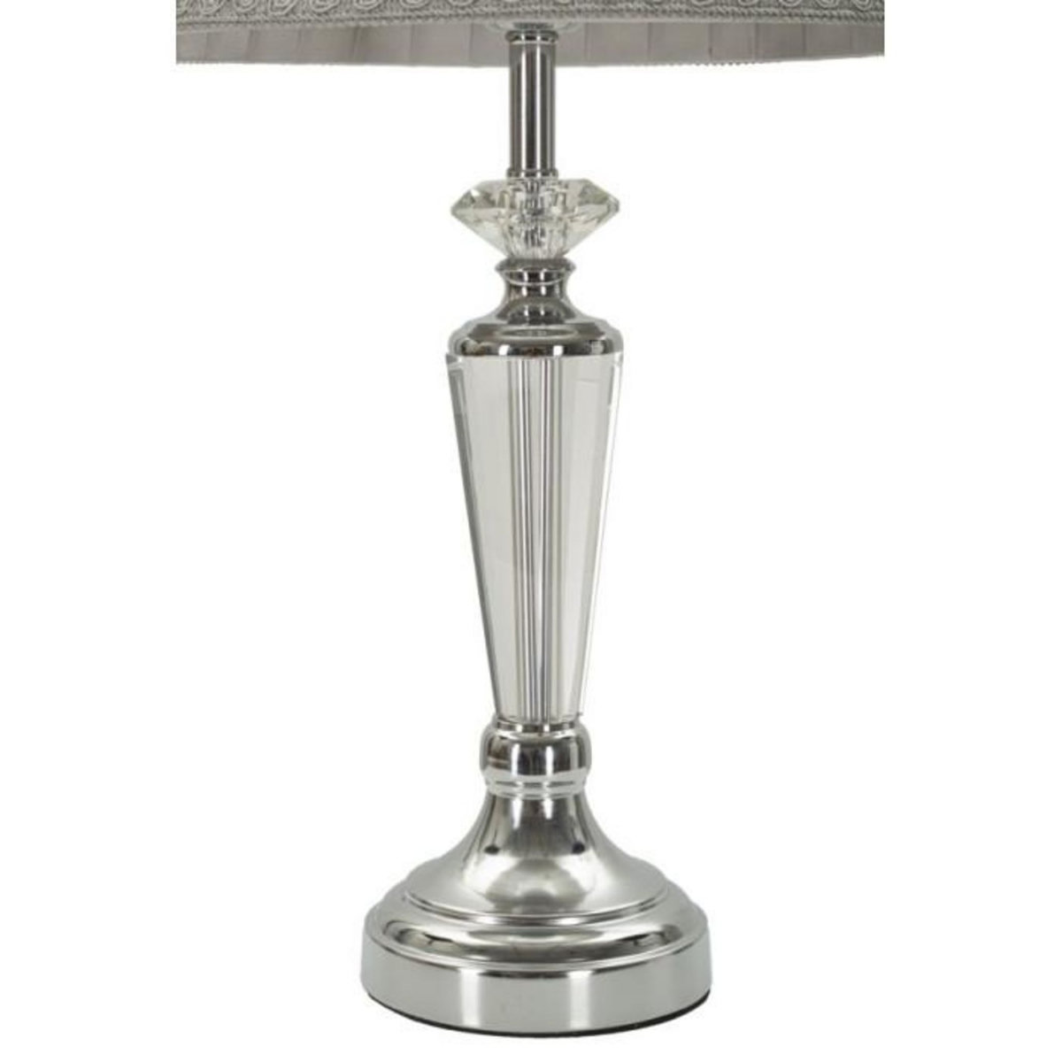 Paris Prix Lampe à Poser en Métal  Tolly  56cm Argent