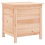 Voir la diapositive 2 : VIDAXL Boîte de rangement de jardin 50x49x56,5 cm bois massif de sapin