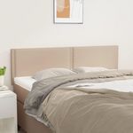 VIDAXL Tetes de lit 2 pcs Cappuccino 72x5x78/88 cm Similicuir