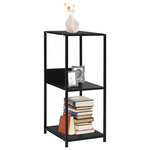 VIDAXL Etagere a livres droite petite Noir 33,5x39,6x79,7 cm
