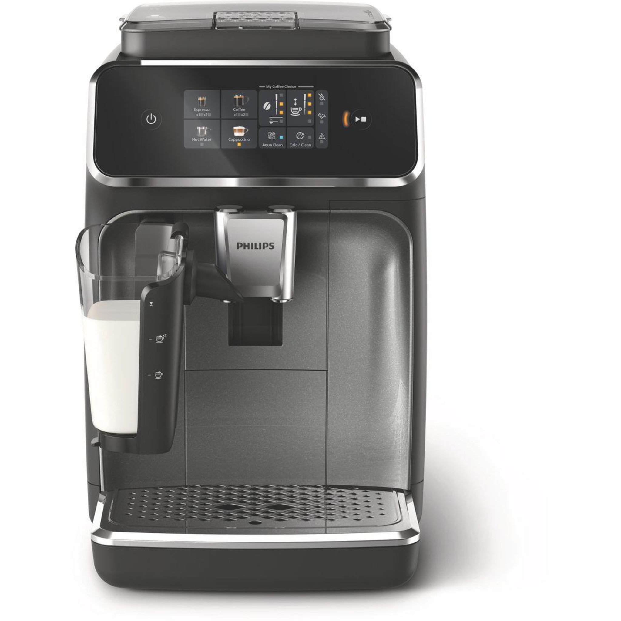 Voir la diapositive 4 : Philips Expresso broyeur ep2334/10 machine à café à grain silent brew série 2300 lattego