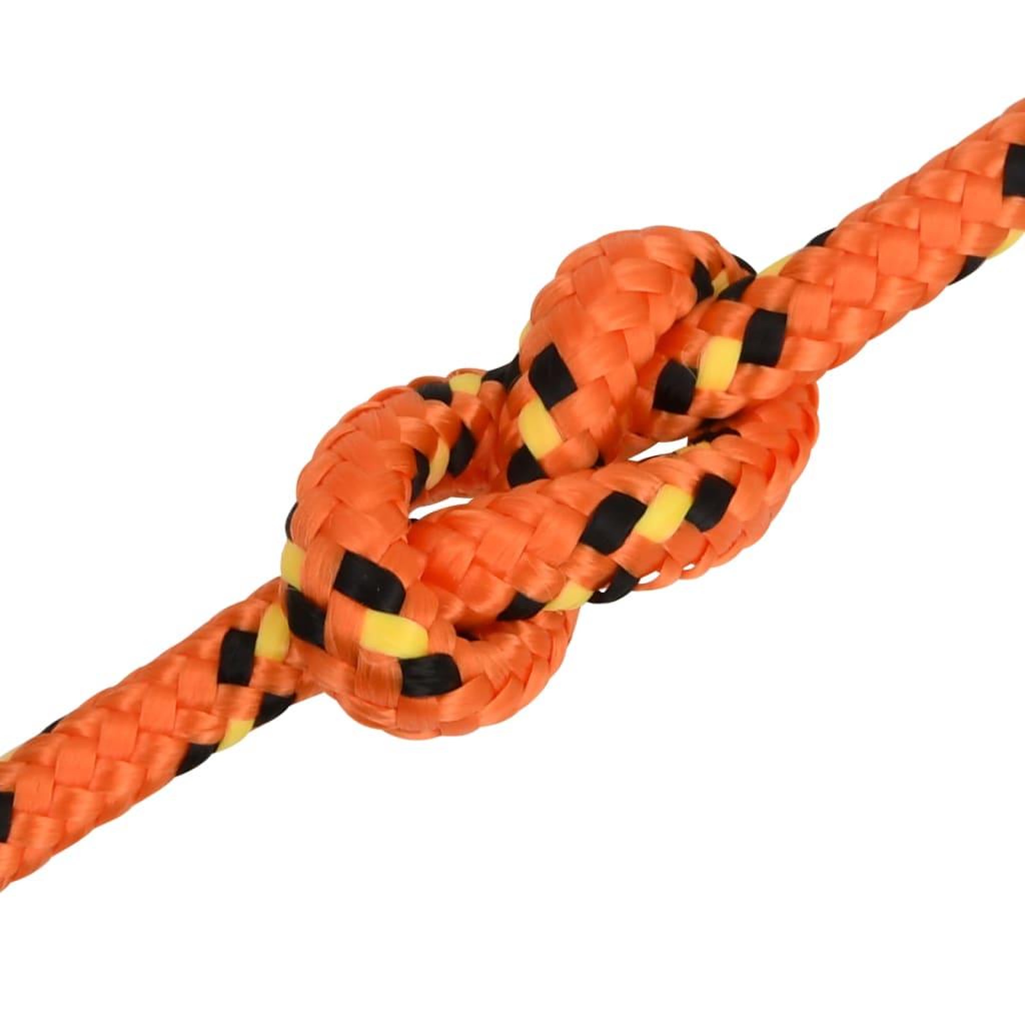 Voir la diapositive 5 : VIDAXL Corde de bateau Orange 8 mm 250 m Polypropylene