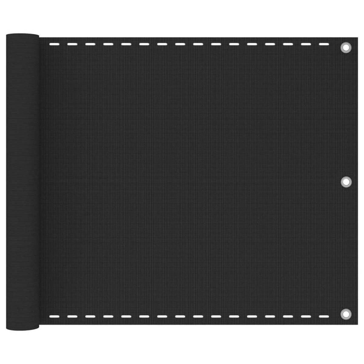 VIDAXL Ecran de balcon en PEHD 75 x 600 cm Anthracite