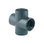 Voir la diapositive 2 : JARDIDECO Croix PVC pression 90° femelle Ø 50 mm - Fitt