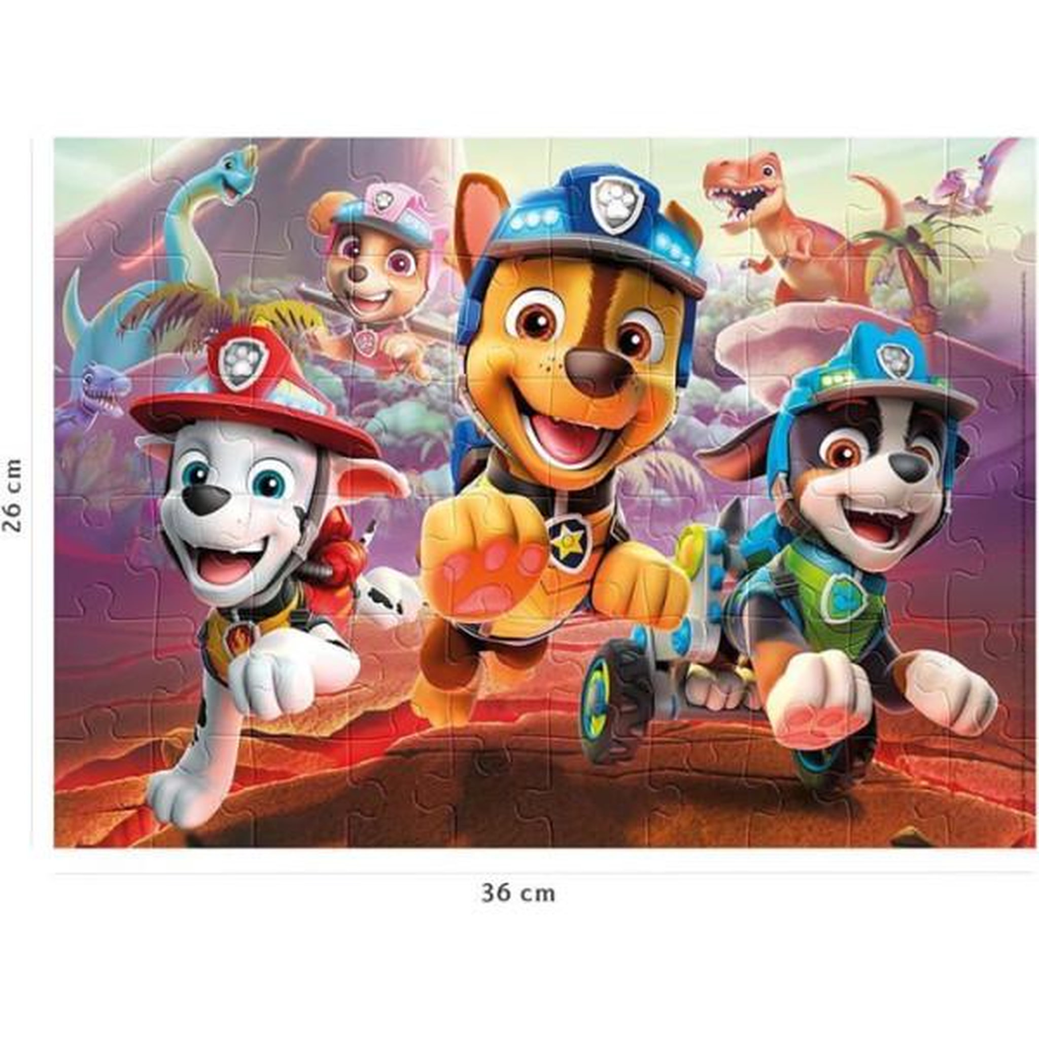 Voir la diapositive 4 : Nathan Nathan - puzzle 60 pieces - pat'patrouille a la rescousse des dinosaures - puzzle enfant + trieur - des 6 ans