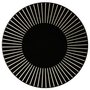 Voir la diapositive 1 : TOILINUX Lot 2x Assiette plate Sun - Diam. 27 cm - Noir